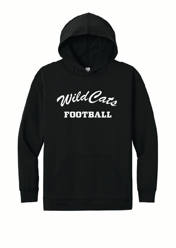 Wildcats Football Performance Long Sleeve Hooded Tee