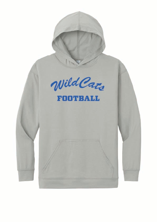 Wildcats Football Performance Long Sleeve Hooded Tee