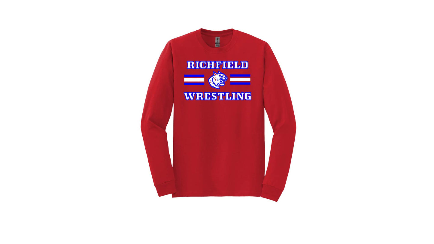 Wrestling Gildan Unisex Long Sleeve Tee