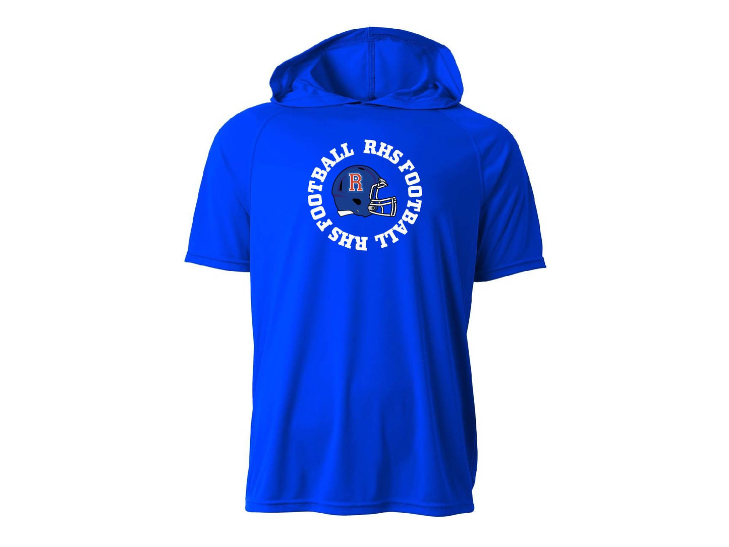 RHS Football Short Sleeve Hooded Performance Tee 2.0