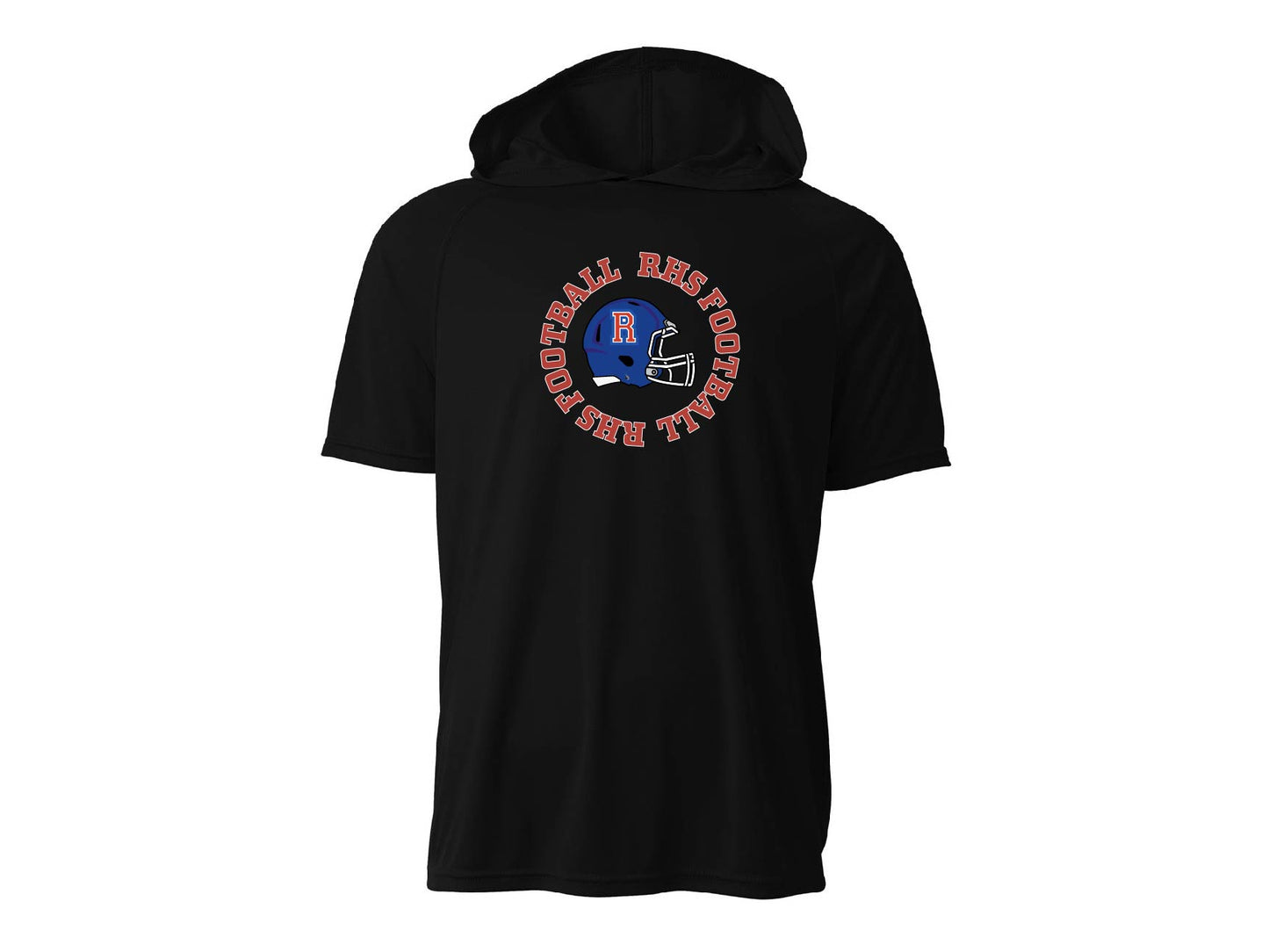 RHS Football Short Sleeve Hooded Performance Tee 2.0
