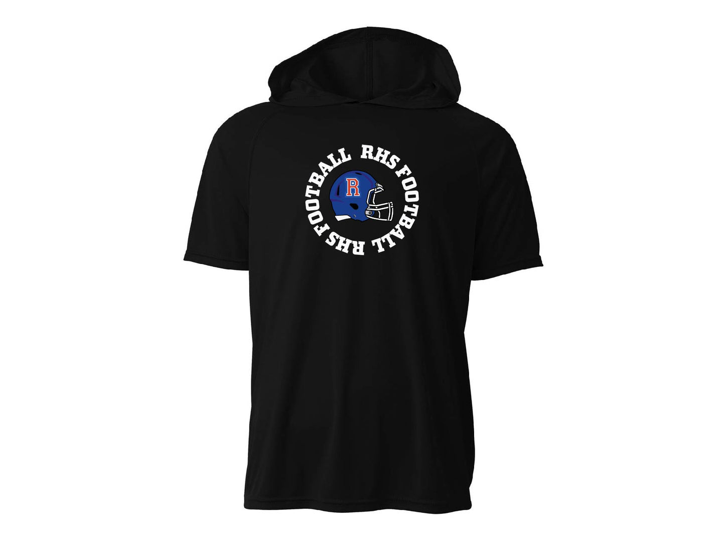 RHS Football Short Sleeve Hooded Performance Tee 2.0